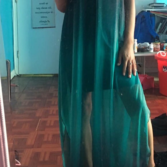 maxi dress w/openings - Picture 5 of 8